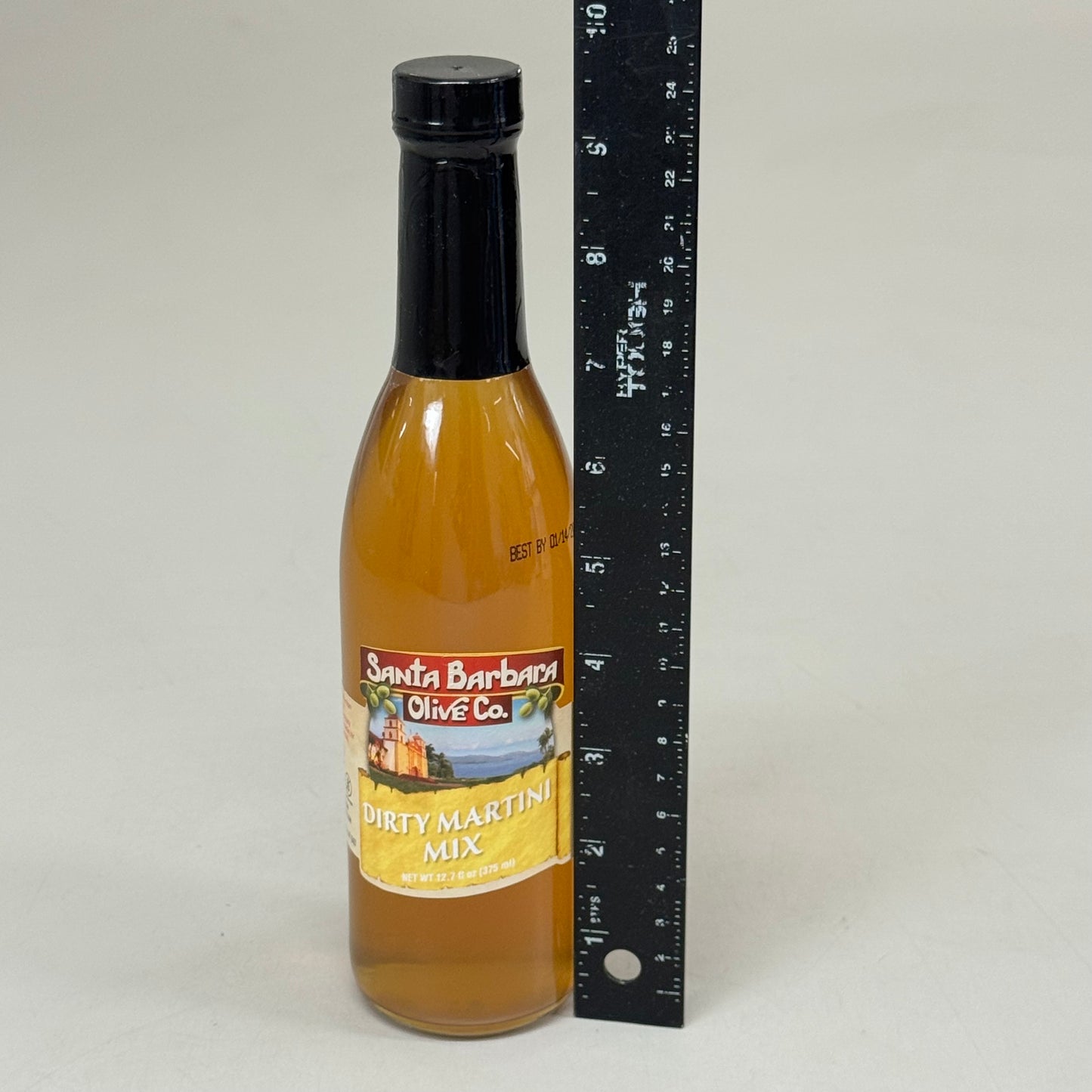 SANTA BARBARA OLIVE CO (12 Pack) Dirty Martini Mix 375ML Yellow BB 01/27 55-200-29