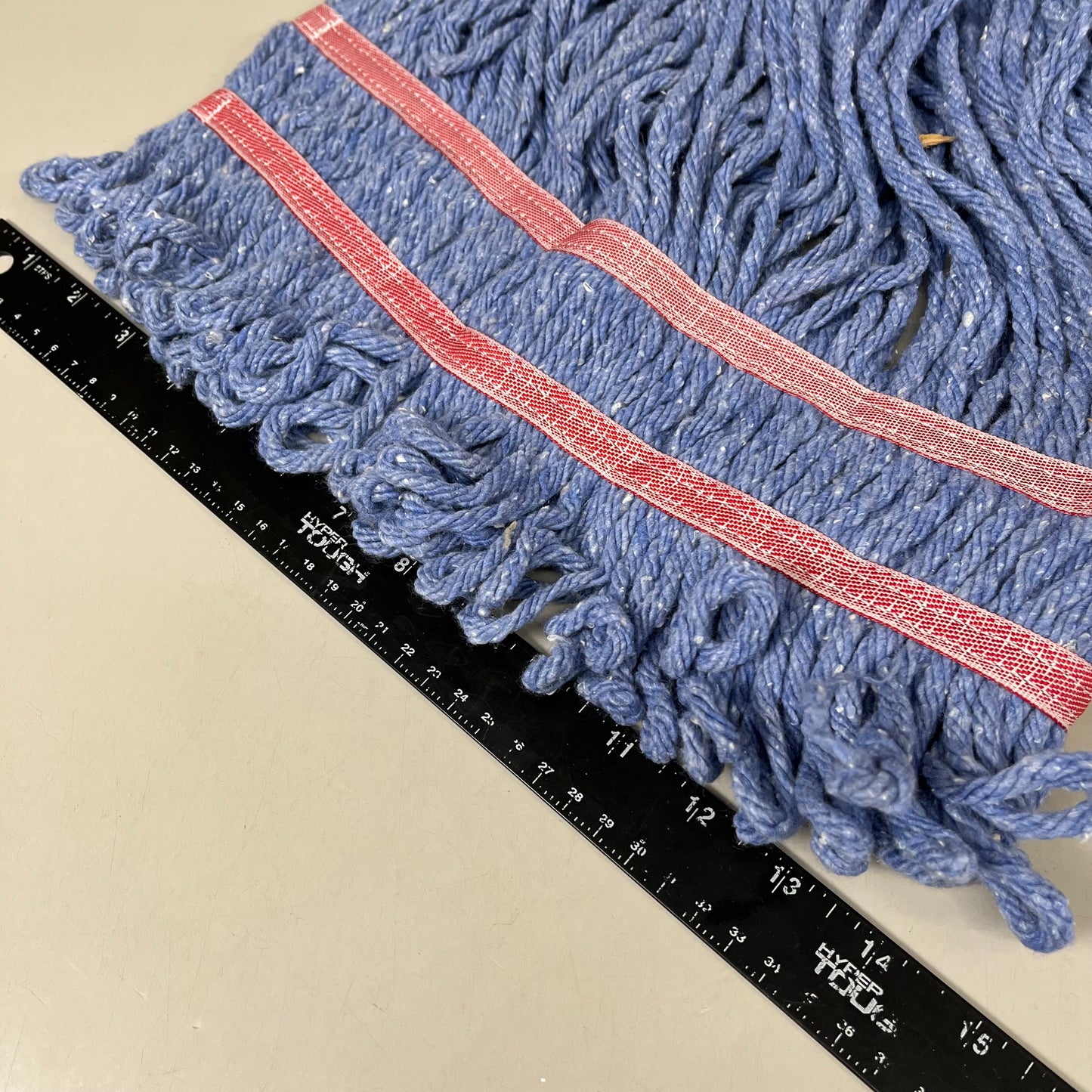 BOARDWALK (12 PACK) Spr Loop Wet Mop Head Cotton/Synthetic Large Blue