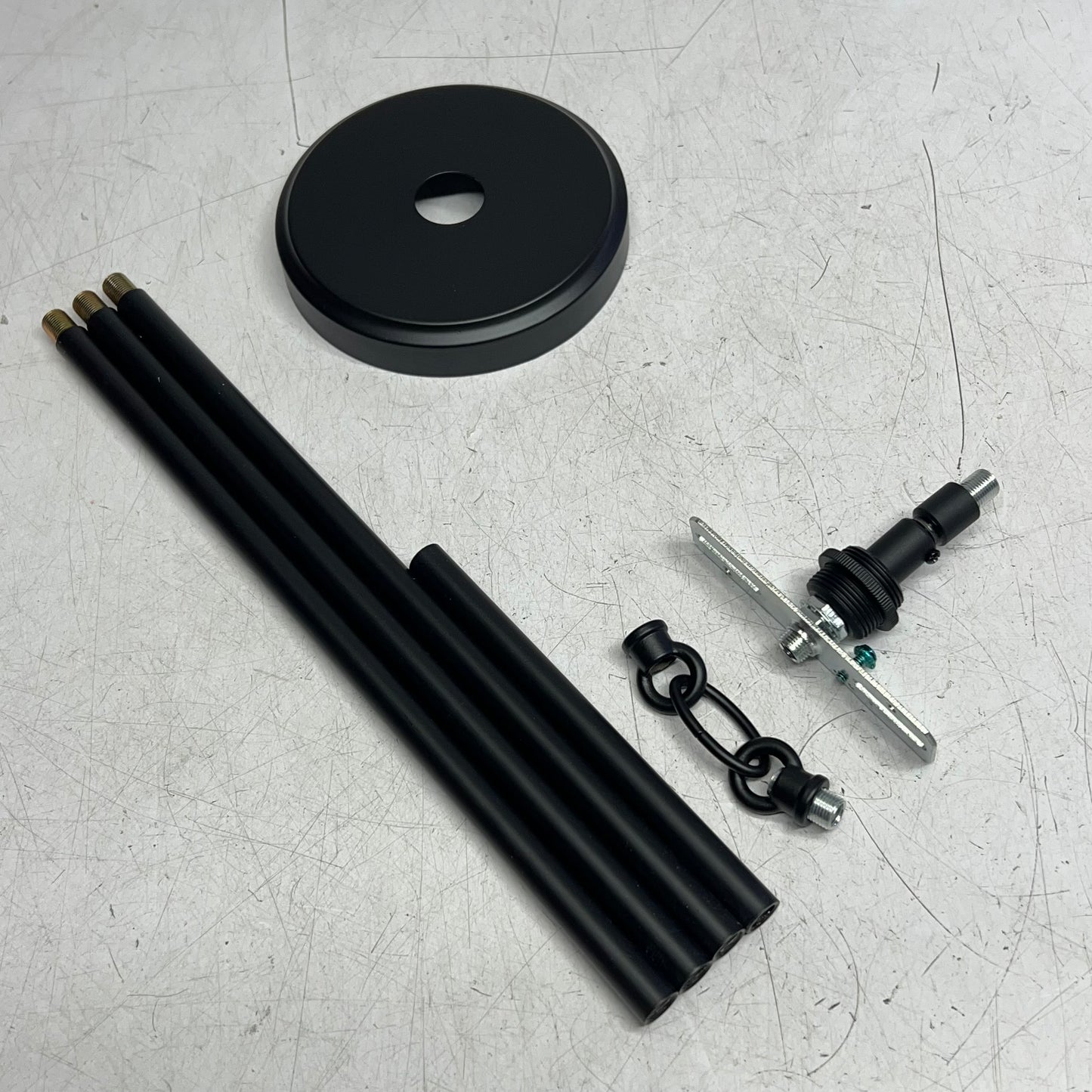 GENERATION LIGHTING Zola Pendant 1-light Ceiling Mount Black/Clear P1483MBK