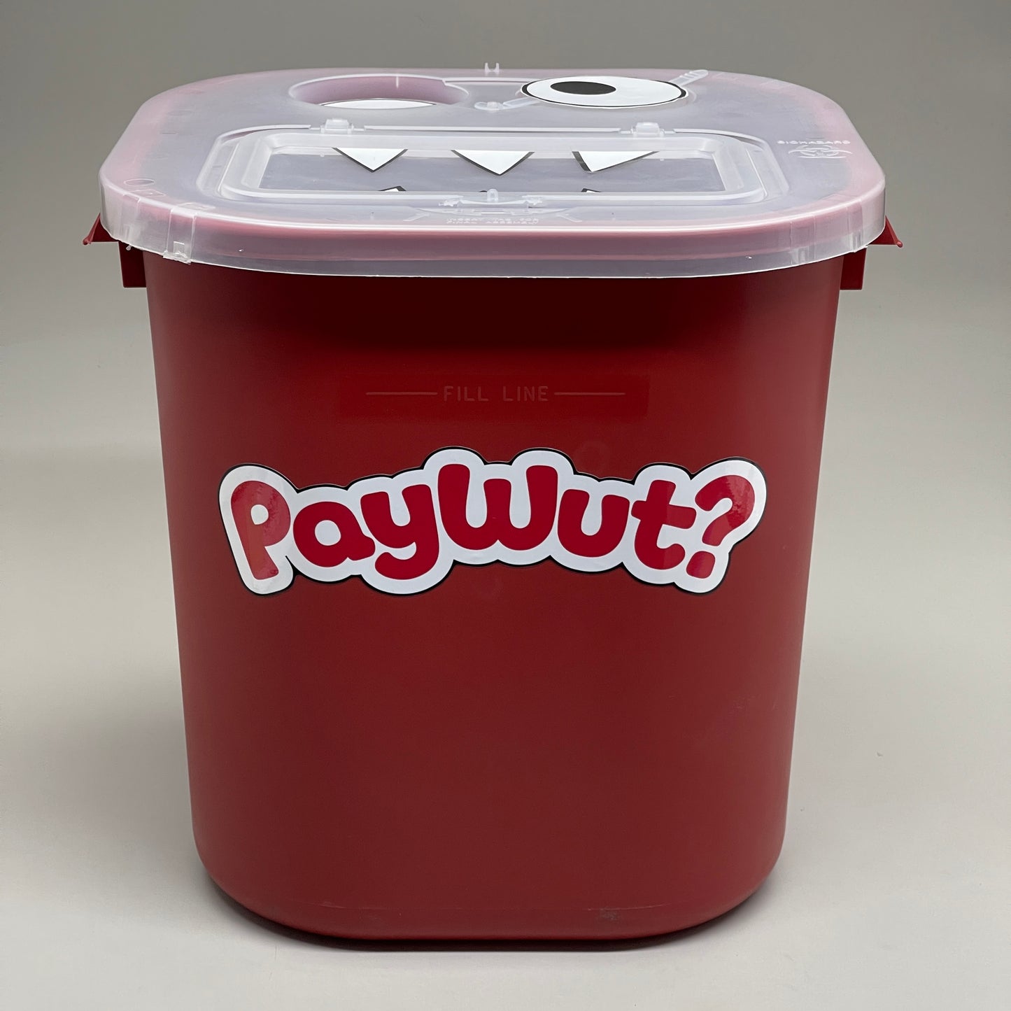 PAYWUT Limited Edition (#3 of 10) “Lil’ Trashy” Red Garbage Can (Signed & Numbered) RIDICULOUSLY RARE! (AS-IS)