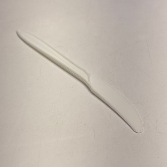 ZA@ NETCHOICE (Box Of 1000) White Knife Medium Weight Polypropylene 406017 B