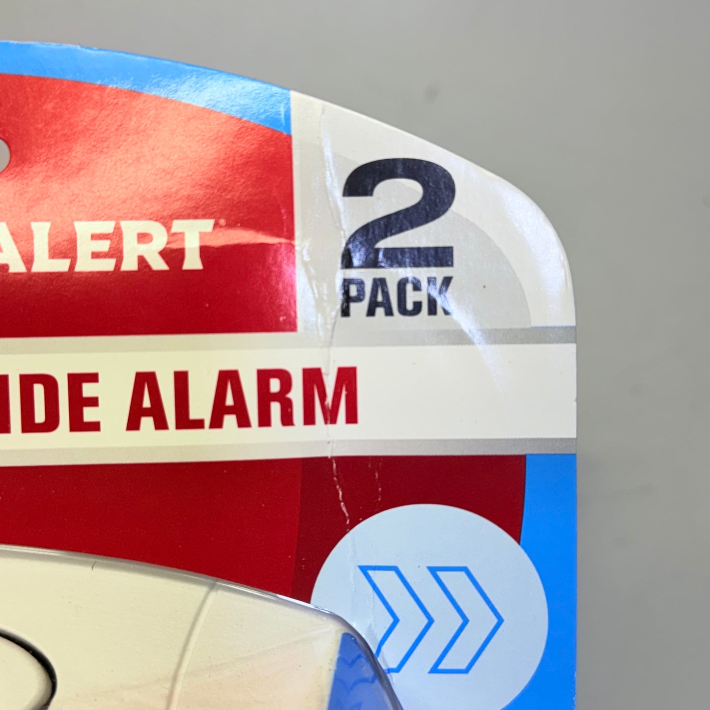 FIRST ALERT (2 PACK) Carbon Monoxide Alarm W/9V Batteries White 1039741