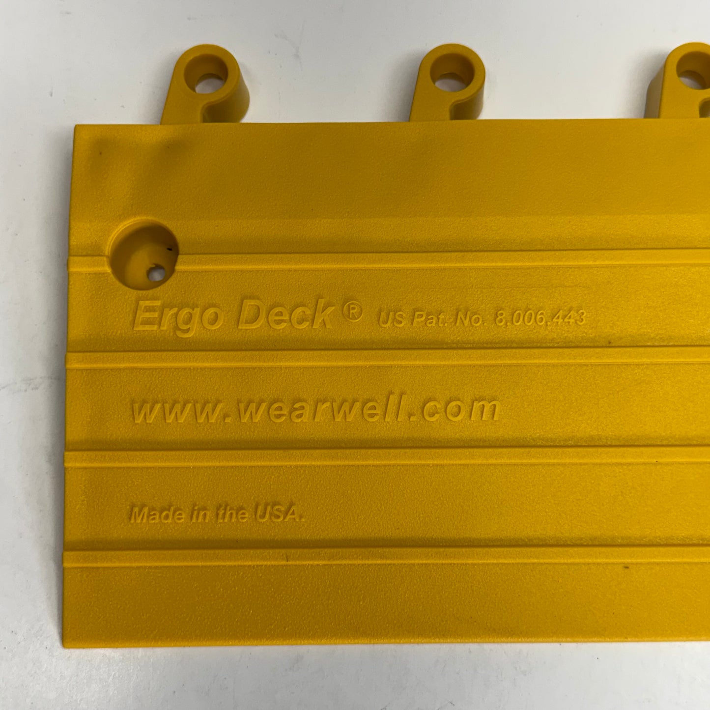 ERGO DECK (10 PACK) Ramp Yellow Case Sz 7/8" x 6" x 18", 560.78X6X18YL-CS10