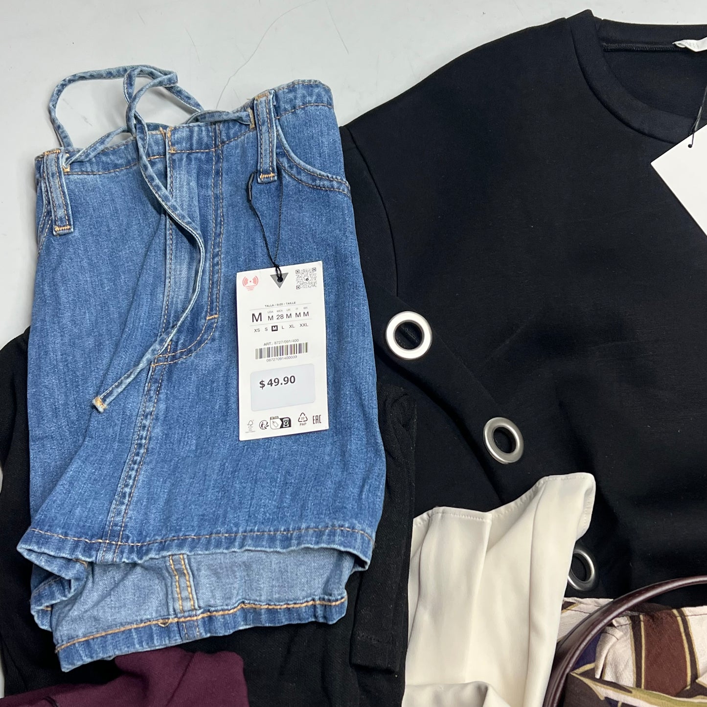 ZA@ ZARA Lot of Assorted Clothing Tops, Skirts, Bottoms & Dresses Women's Sz S & M