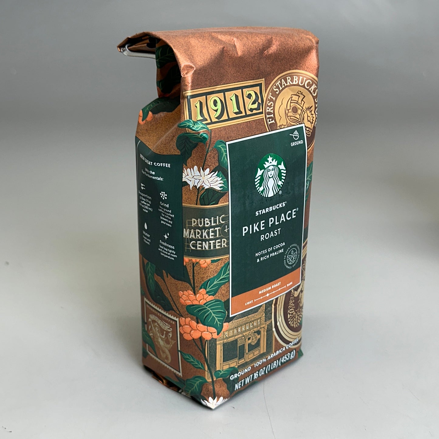 STARBUCKS (6 PACK) Pike Place Roast Notes Of Cocoa & Rich Praline 16oz BB 11/25
