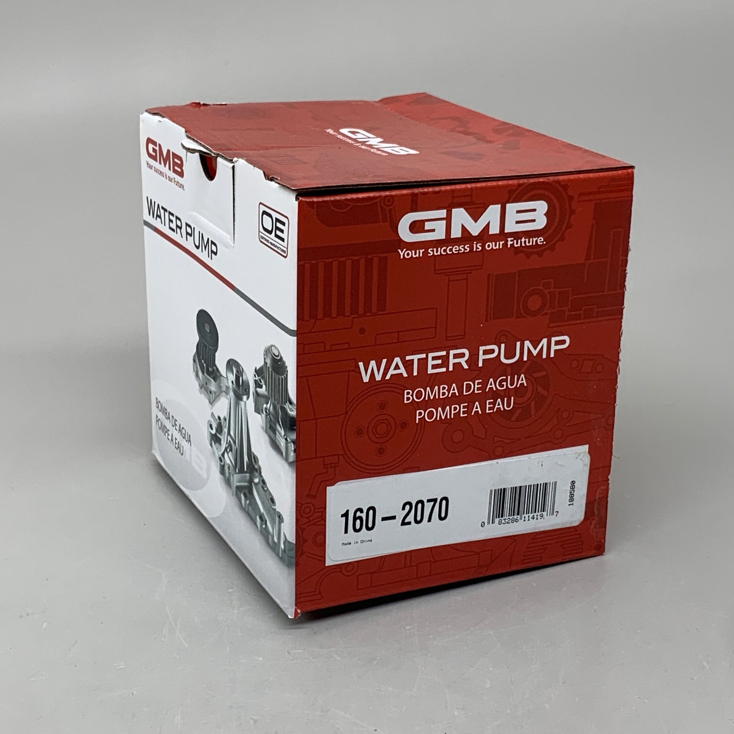 GMB Aluminum Engine Water Pump for Subaru Vehicles 188580 160-2070