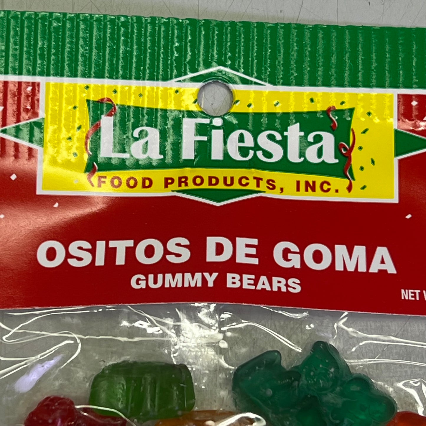 LA FIESTA (12 PACK) Ositos De Goma Gummy Bears Candy Snack 3 oz