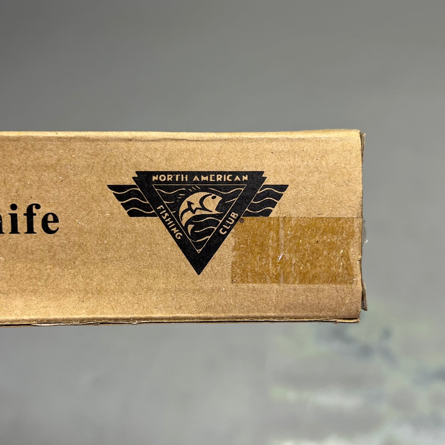 NORTH AMERICAN  Folding Fillet Knife W/ Case 14" Extended Brown Wood FMRFILET