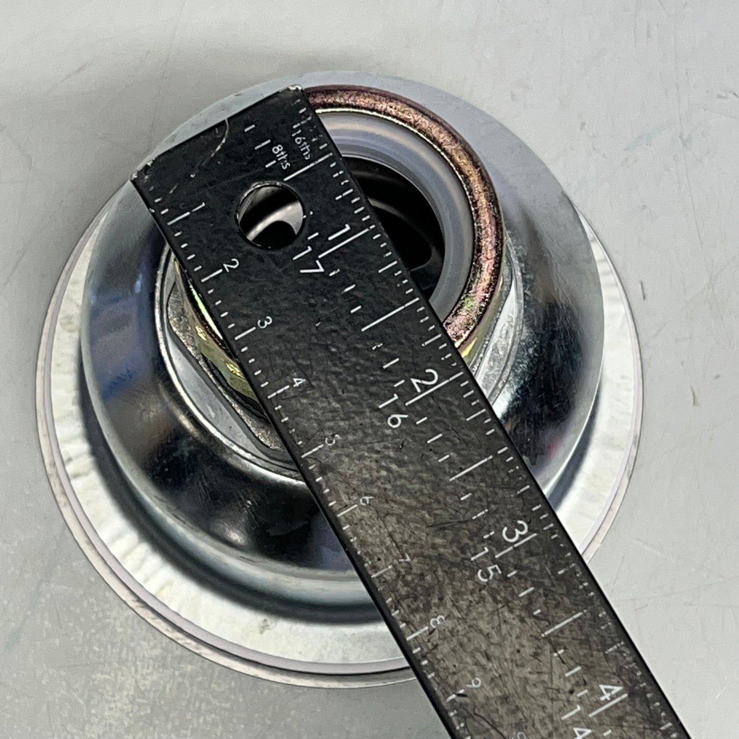 ZA@ DEARBORN (2 PACK) Deep Locking Cup Sink Basket Strainer For Deep Cast Iron Sinks NO. 18 Chrome 7011232 C