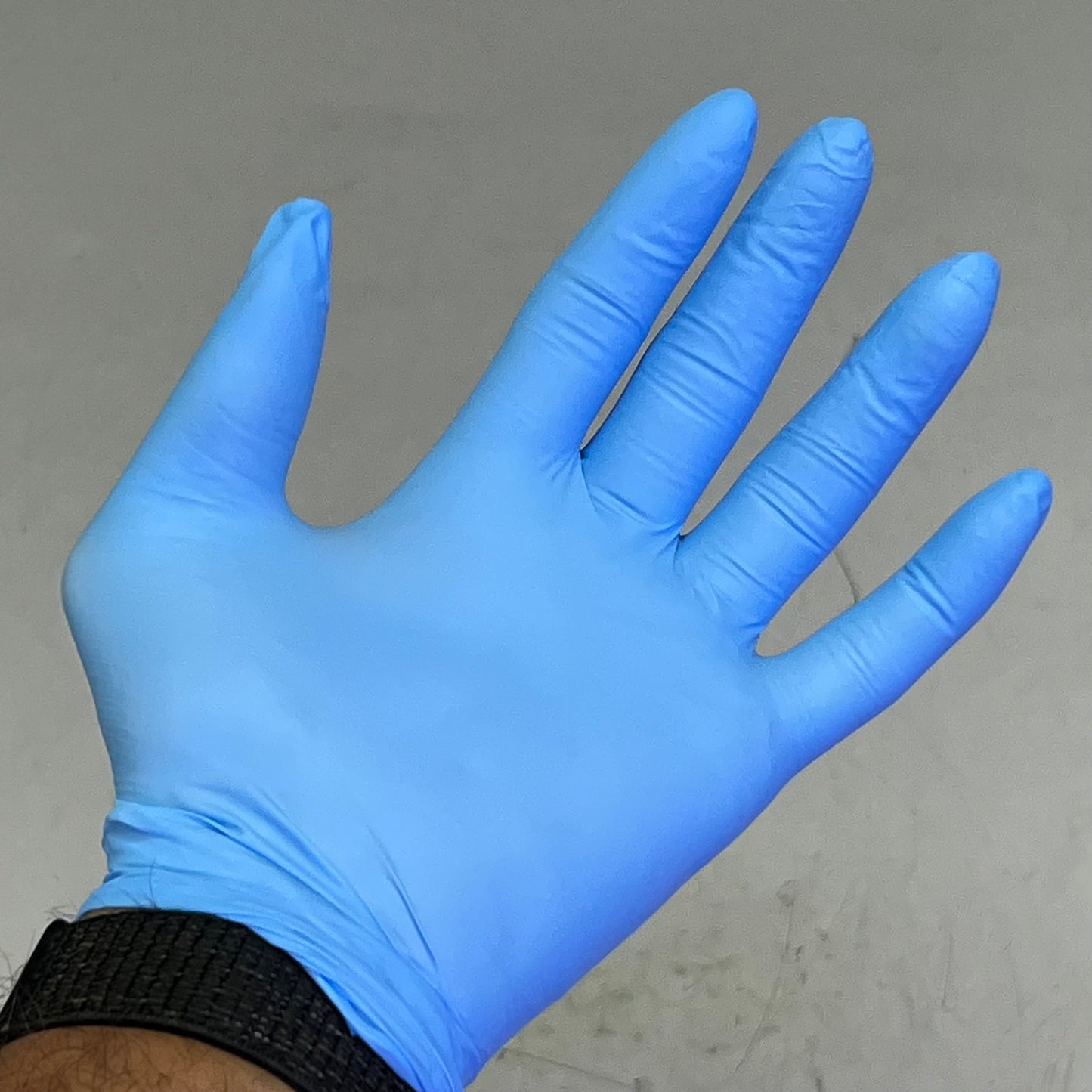 PROWORKS (100 Pack) Powder Free Nitrile Examination Gloves S Blue GL-N135FS