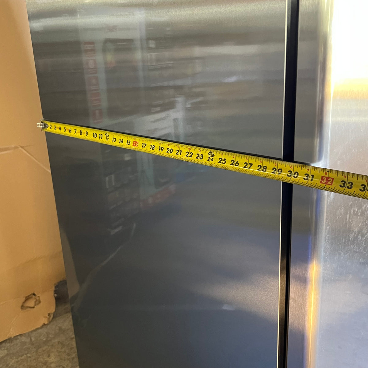 COLSKI Commercial Freezer - 2 Solid Doors 1231L/43.4 Cu. Ft. MF-49 (New Other, Front Dents & Broken Rear Griller)