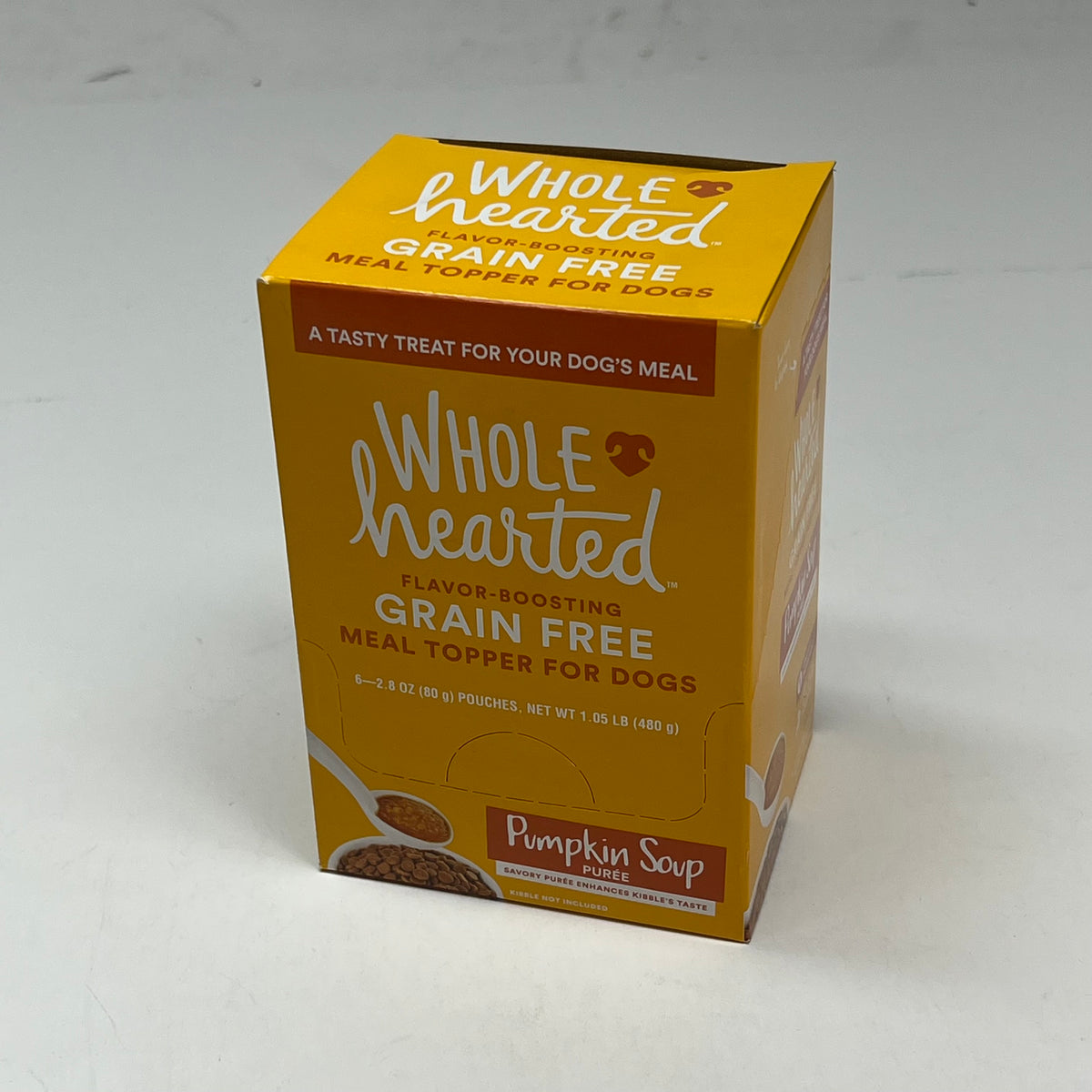 ZA@ WHOLE HEARTED (2 PACK, 6 EACH) Grain Free Mal Topper Pumpkin Soup Puree BB 03/28