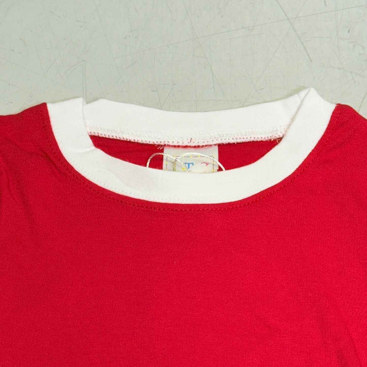 LTC Children Pajamas 100% Cotton Unisex (Sz-2T) Red/White