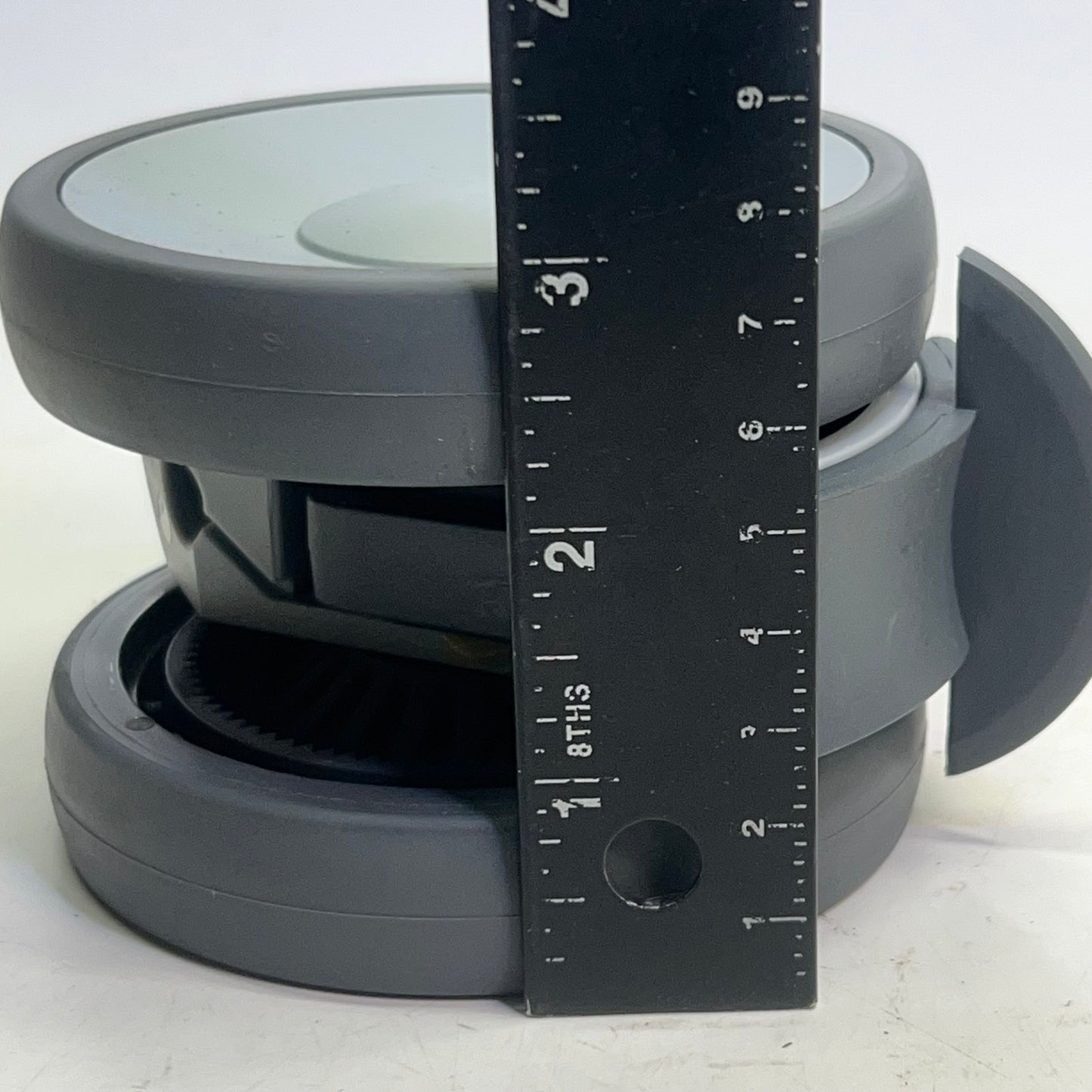 TENTE (4 PACK) Wheels for Double Stack Plate Base Sz 3.8"D x 3"W, 700608