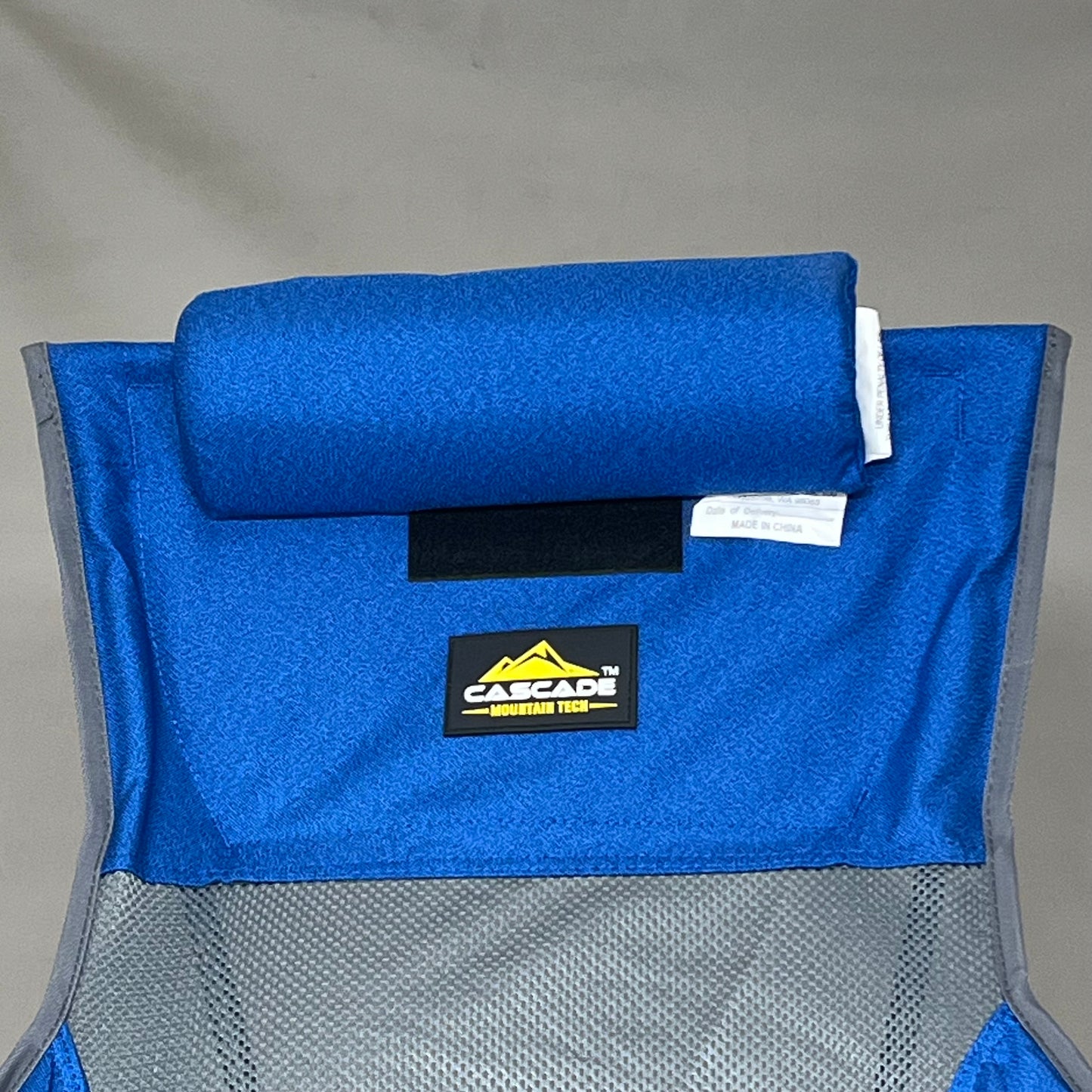 CASCADE Mountain Tech Outdoor High Back Lightweight Camp Chair Blue New/No Box