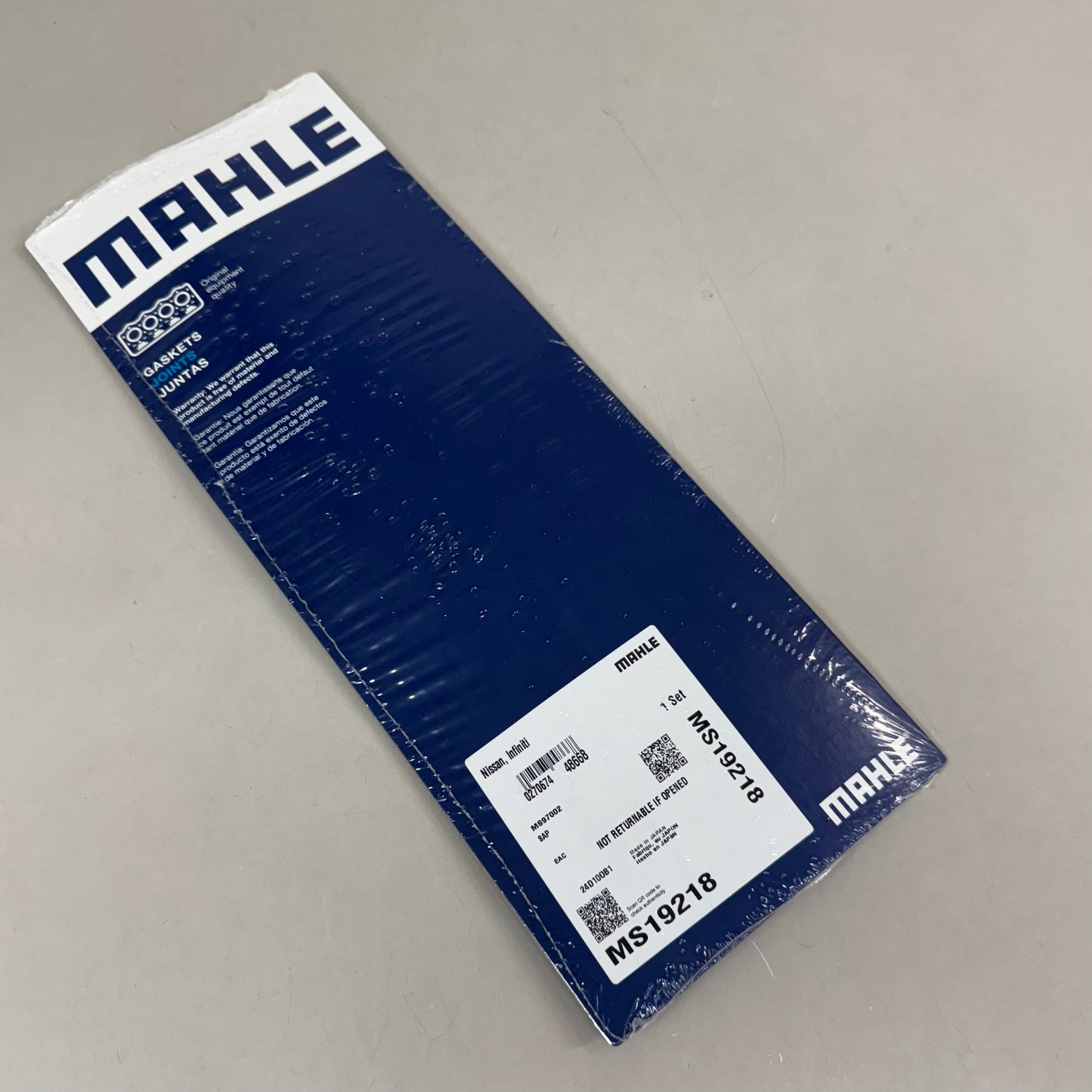 MAHLE Intake Plenum Gasket For Nissan Maxima & Infiniti Black MS19218