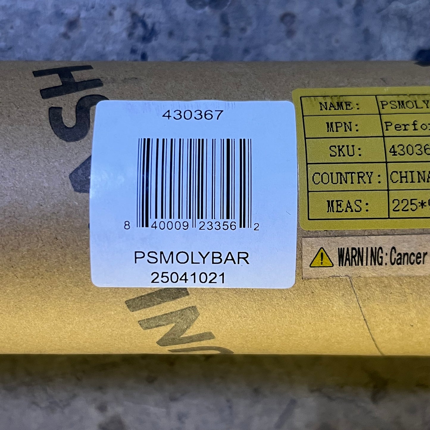 TITAN Performance Series Olympic Barbell 86.6"L Cap 700 Lb. Chrome 430367