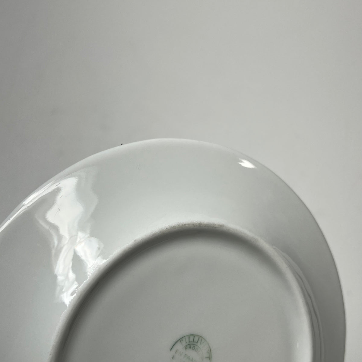 PILLIVUYT (6 PACK) Sancerre Small Porcelain Plates Made in France White 6.5" Dia
