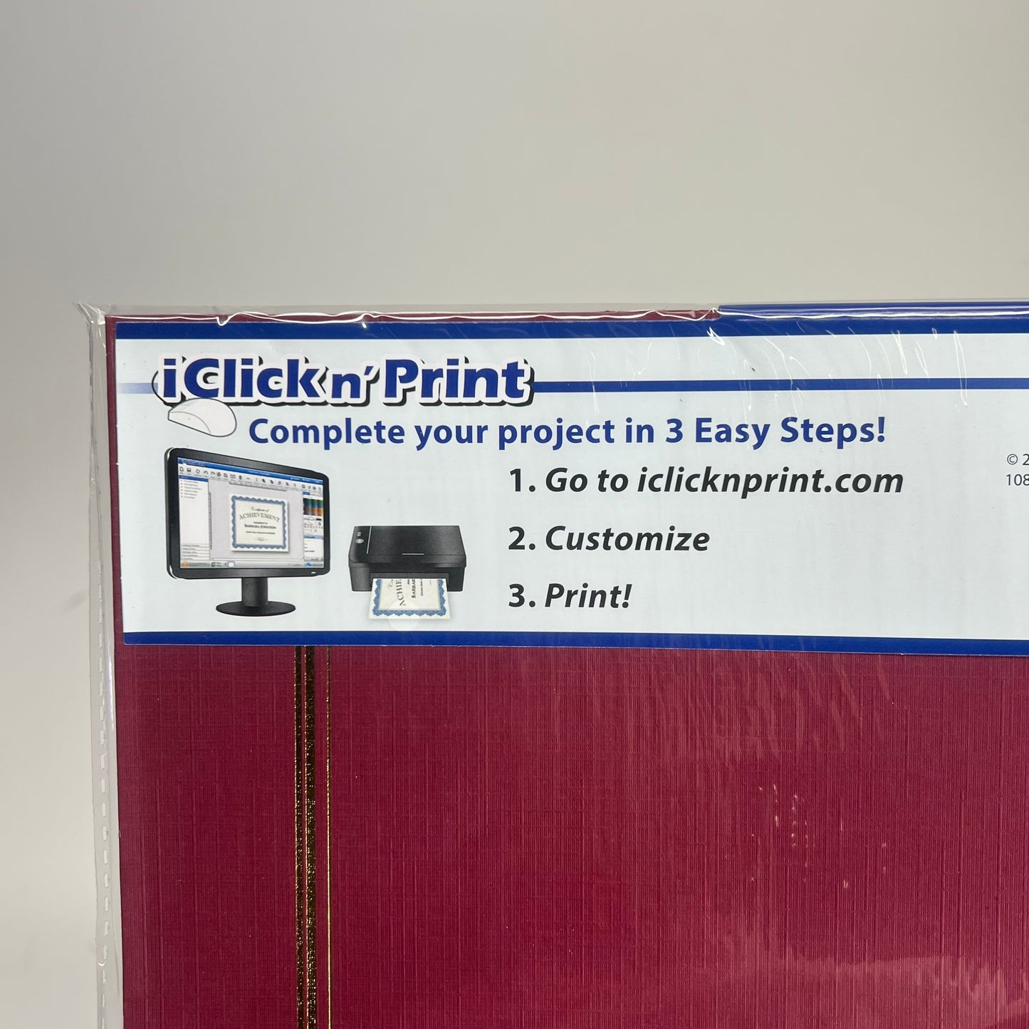 GEOGRAPHICS (6 PACK) Document Covers Die Cut 9-3/4"x 12.5" Burgundy 45333