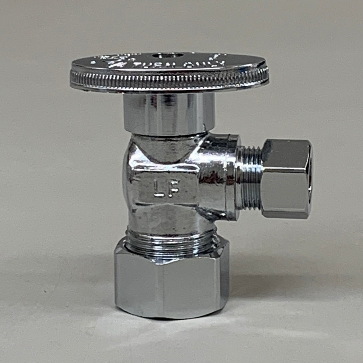 OATEY (2 PACK) Quarter Turn Angle Valve 1/2 NOM Copper 5/8 X 3/8 4701PCLF