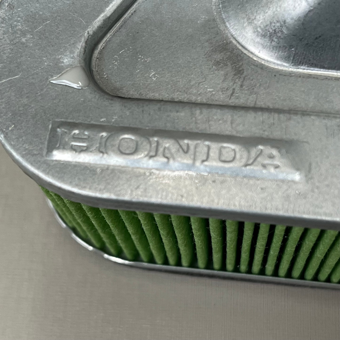 HONDA OEM Air Cleaner Element for Bikes Green/Silver 17213-MFR-670