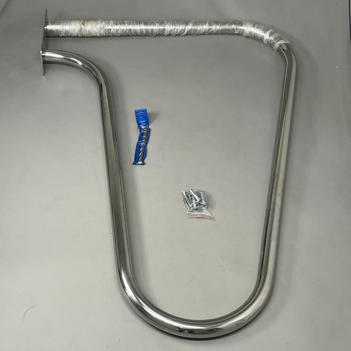 FIBROPOOL Swimming Pool Hand Rail With Quick Mount Base 48"x34"x1.67" Stainless