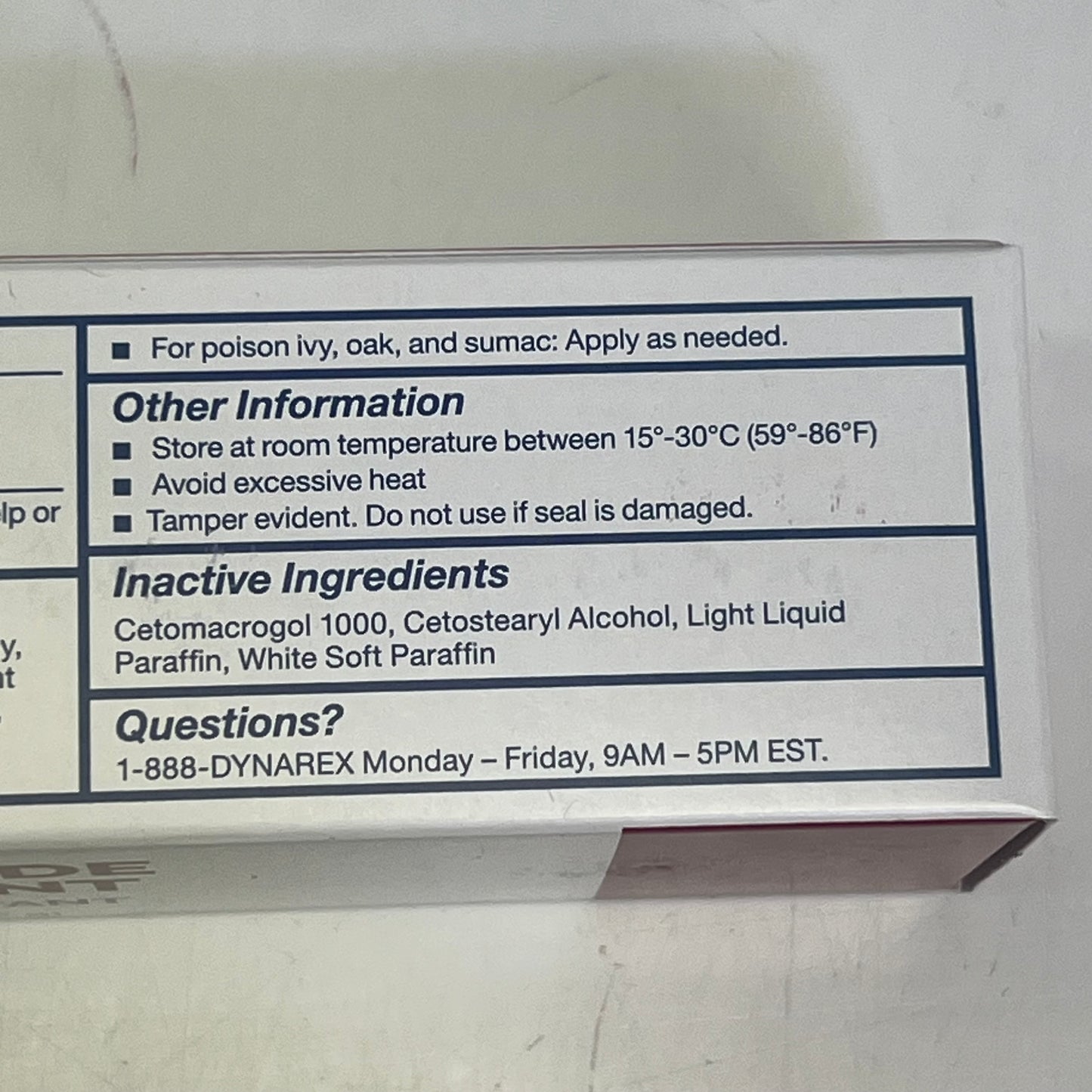 ZA@ DYNAREX (3 PACK) Zinc Oxide Skin Protectant For Diaper Rash, Bug Bites, & Poisonous Plants 2 oz White D