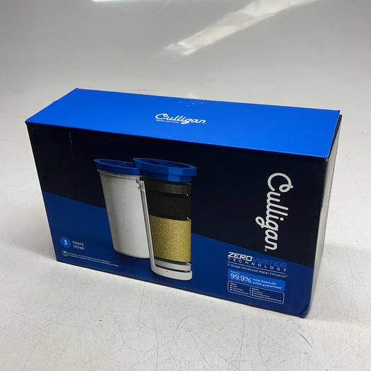 CULLIGAN (3 PACK) 5-stage Filter Replacements For 10 Cup Water Pitcher ZEROF03