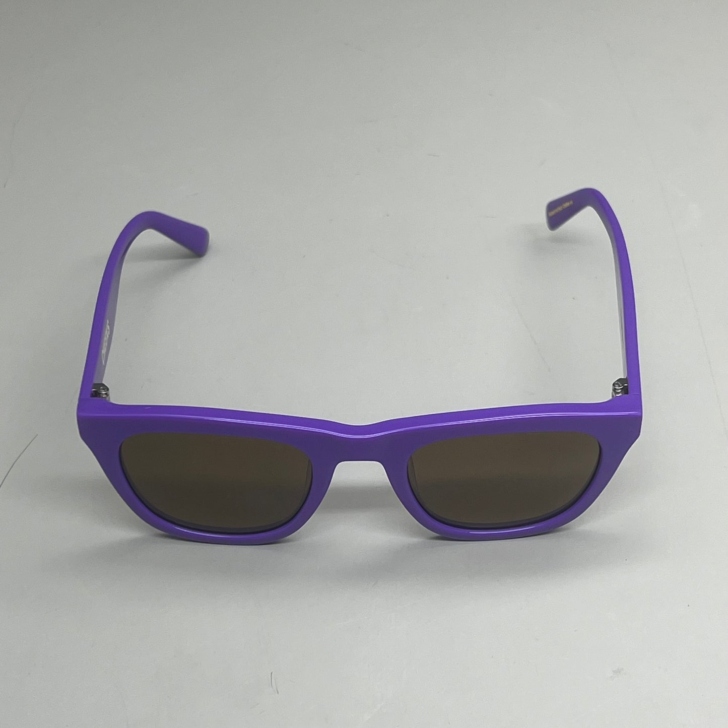 FRIDA MAE CHEEK Clemente Square Polarized Lens Sunglasses Purple SUN-SQUARE-PUR