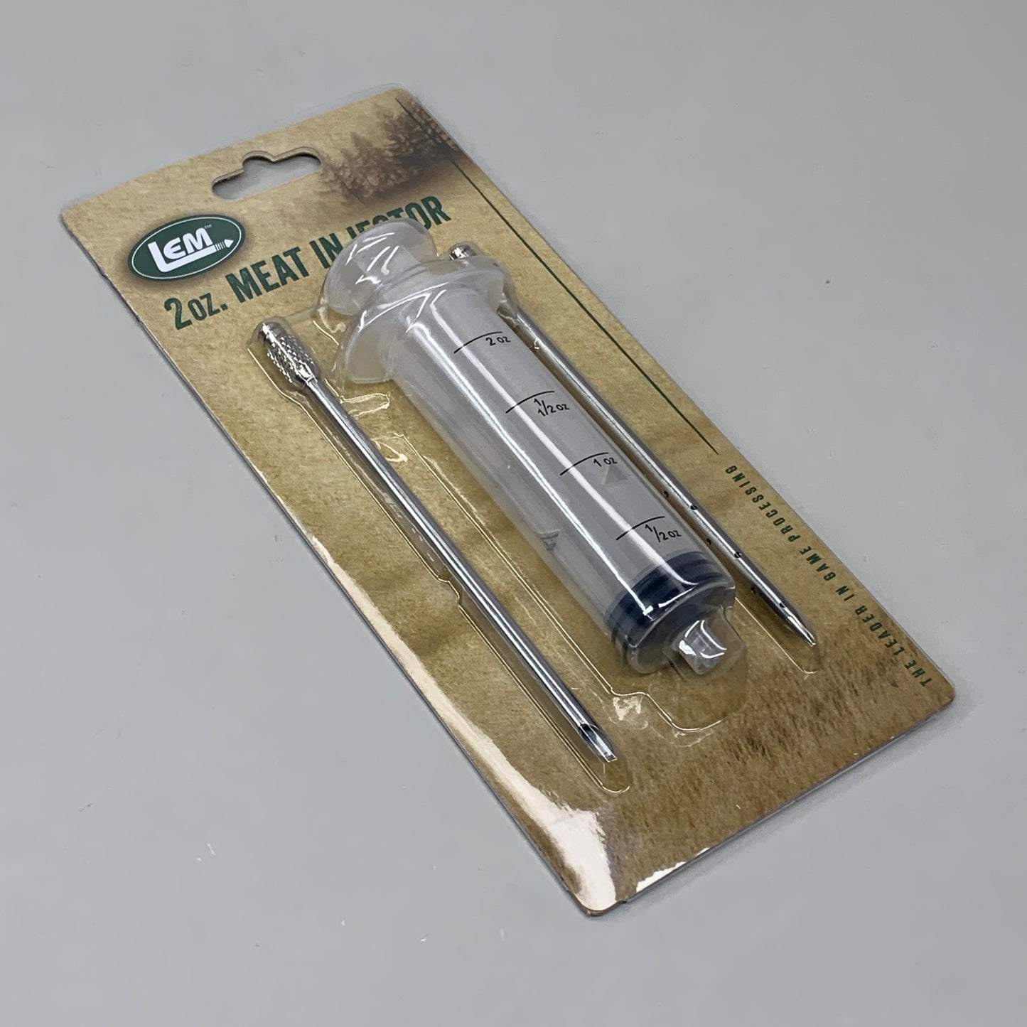 LEM (2 PACK) Meat Injector With 2 Needles 2 oz Capacity 388