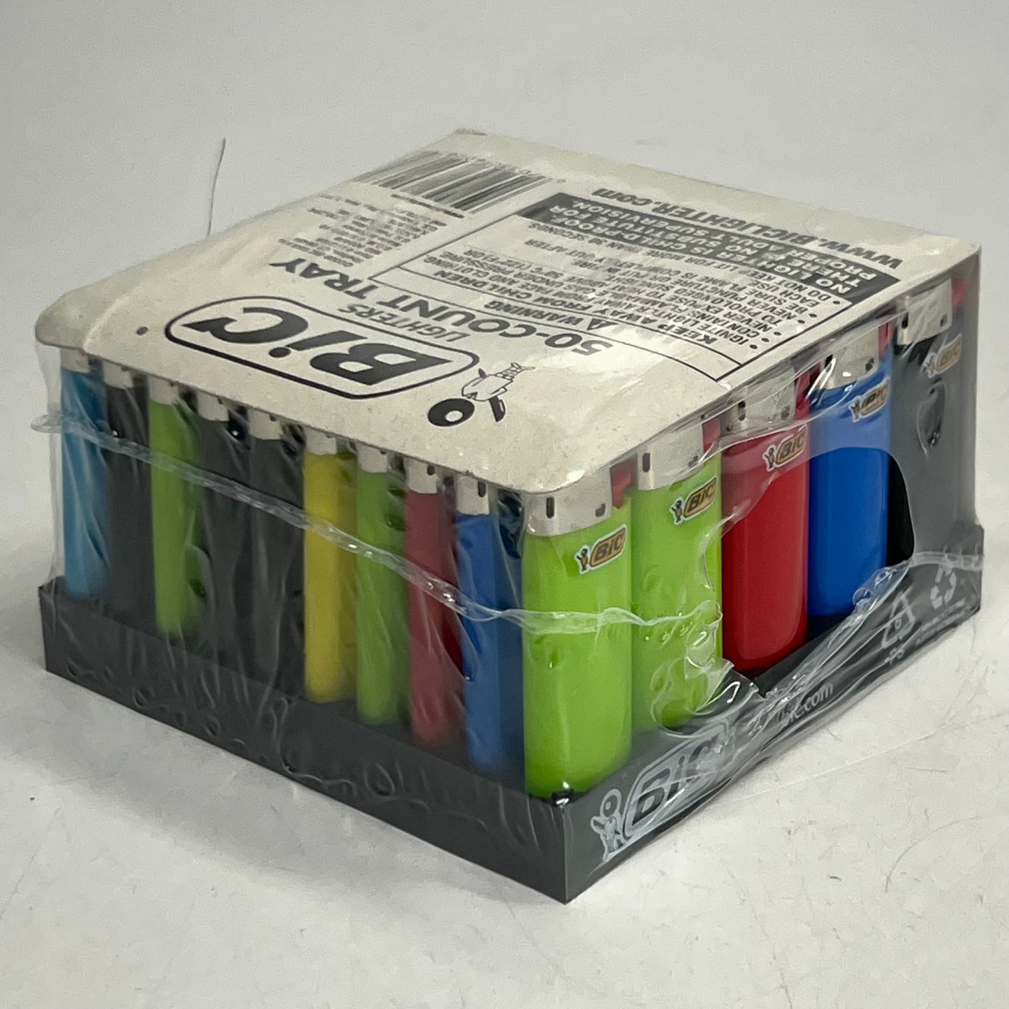 ZA@ BIC (50 PACK) Mini Classic Lighters + 3 Mini Bonus Fashion Mini Lighters G