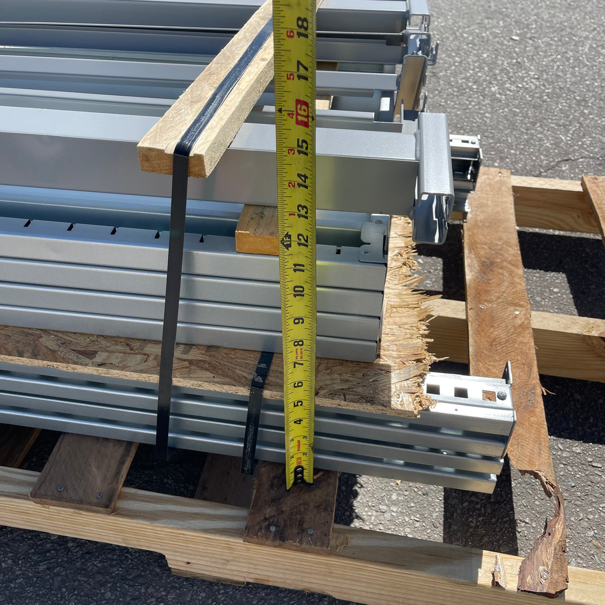 SSI SCHAEFER On-Line Series Gravity Flow or Industrial Shelving Unit 60"x55.25"x24" Steel OLSU.2450S-60V