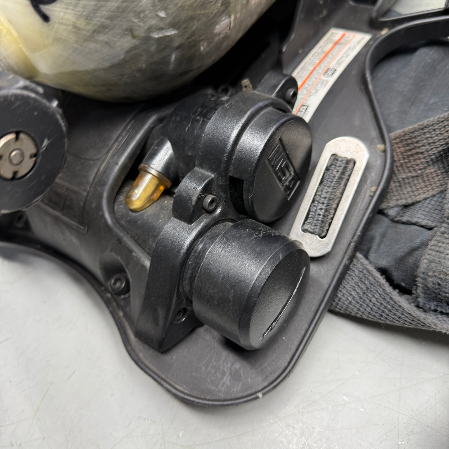 Z@ MSA (*PARTS ONLY*) FireHawk M7 SCBA Air Pack W/ Tank Firefighter Gear (AS-IS)