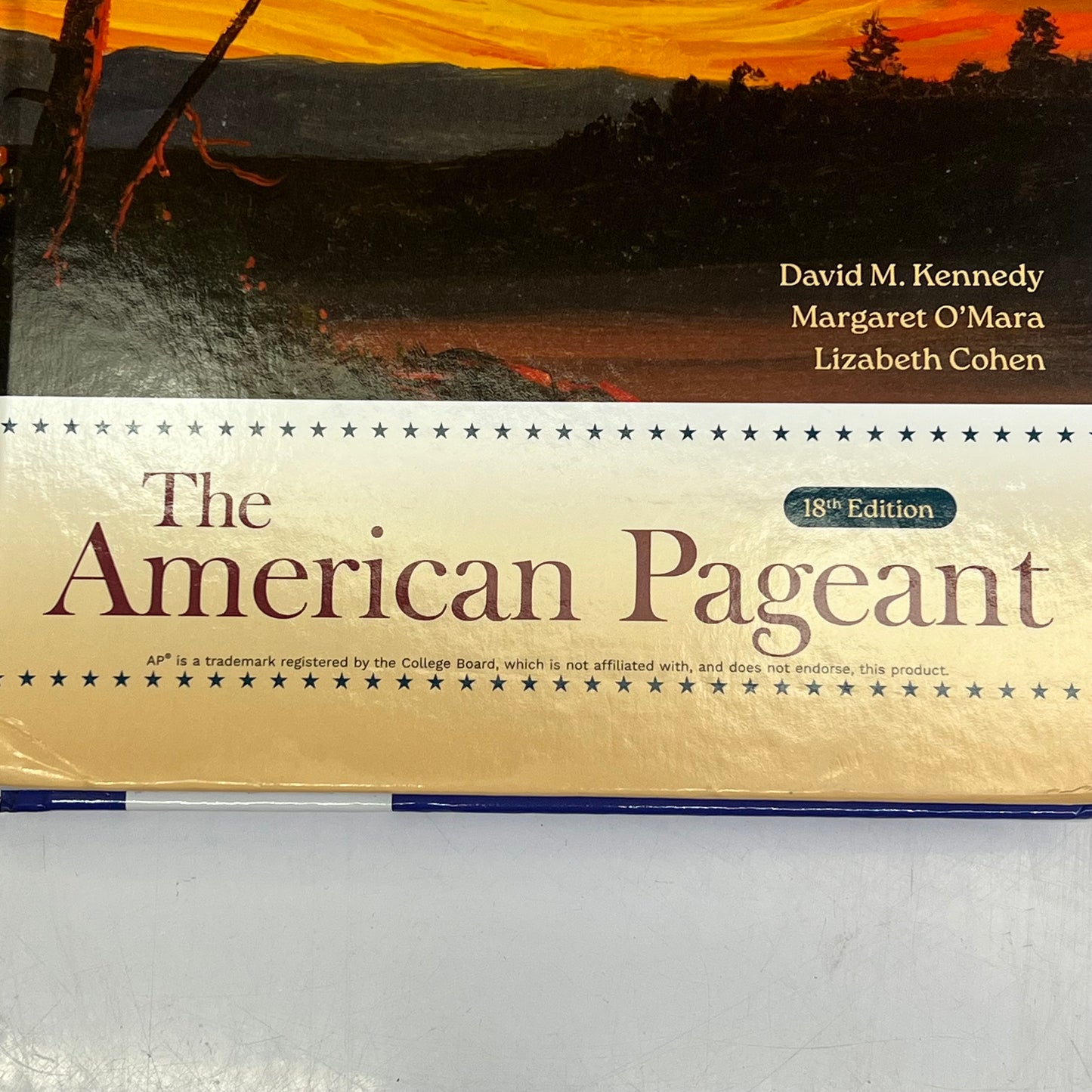 CENGAGE LEARNING The American Pageant 18th Edition Hardback Book AP Edition