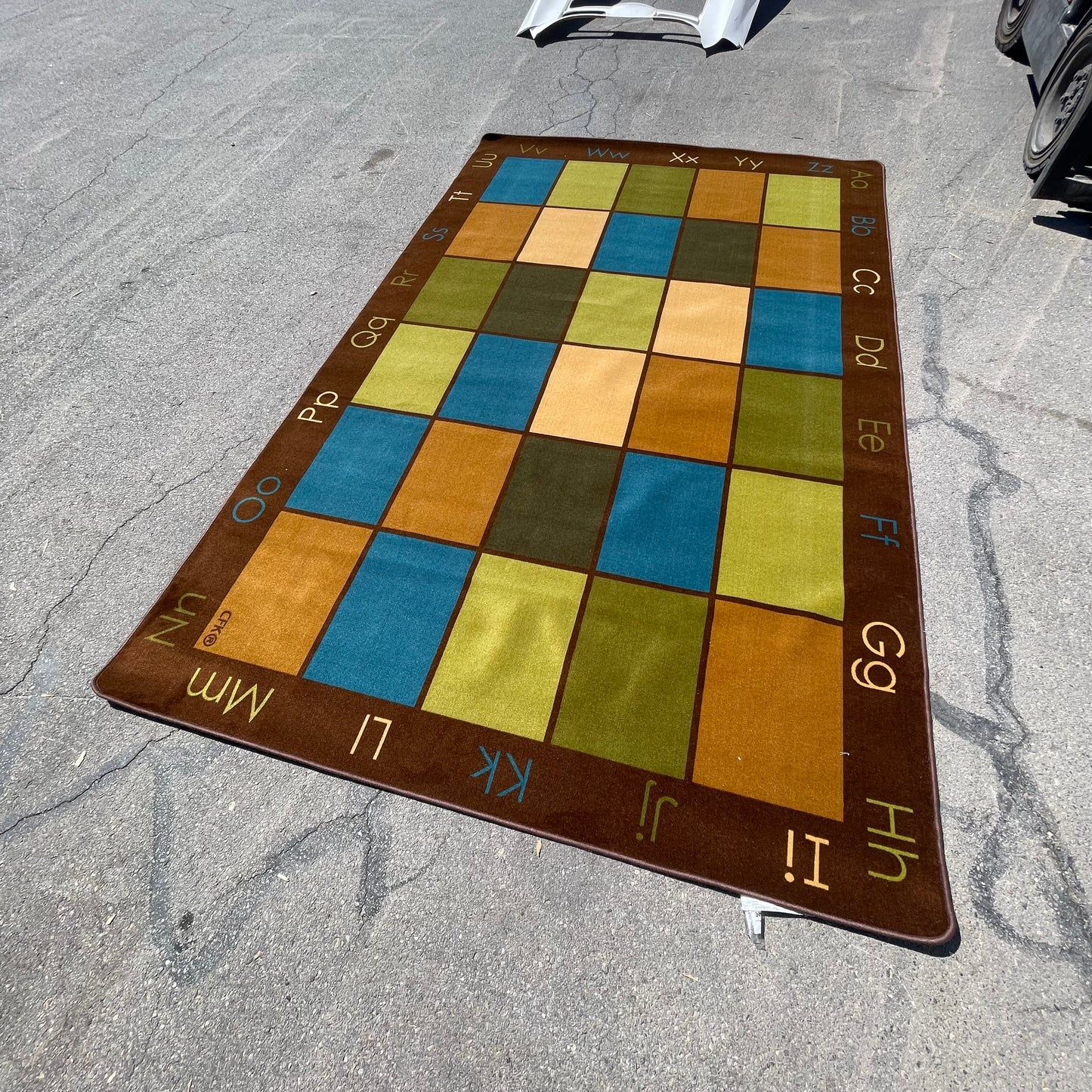 ZA@ Pallet of CARPETS FOR KIDS Alphabet Nature’s Colors Seating Rug 143”x90” (New)