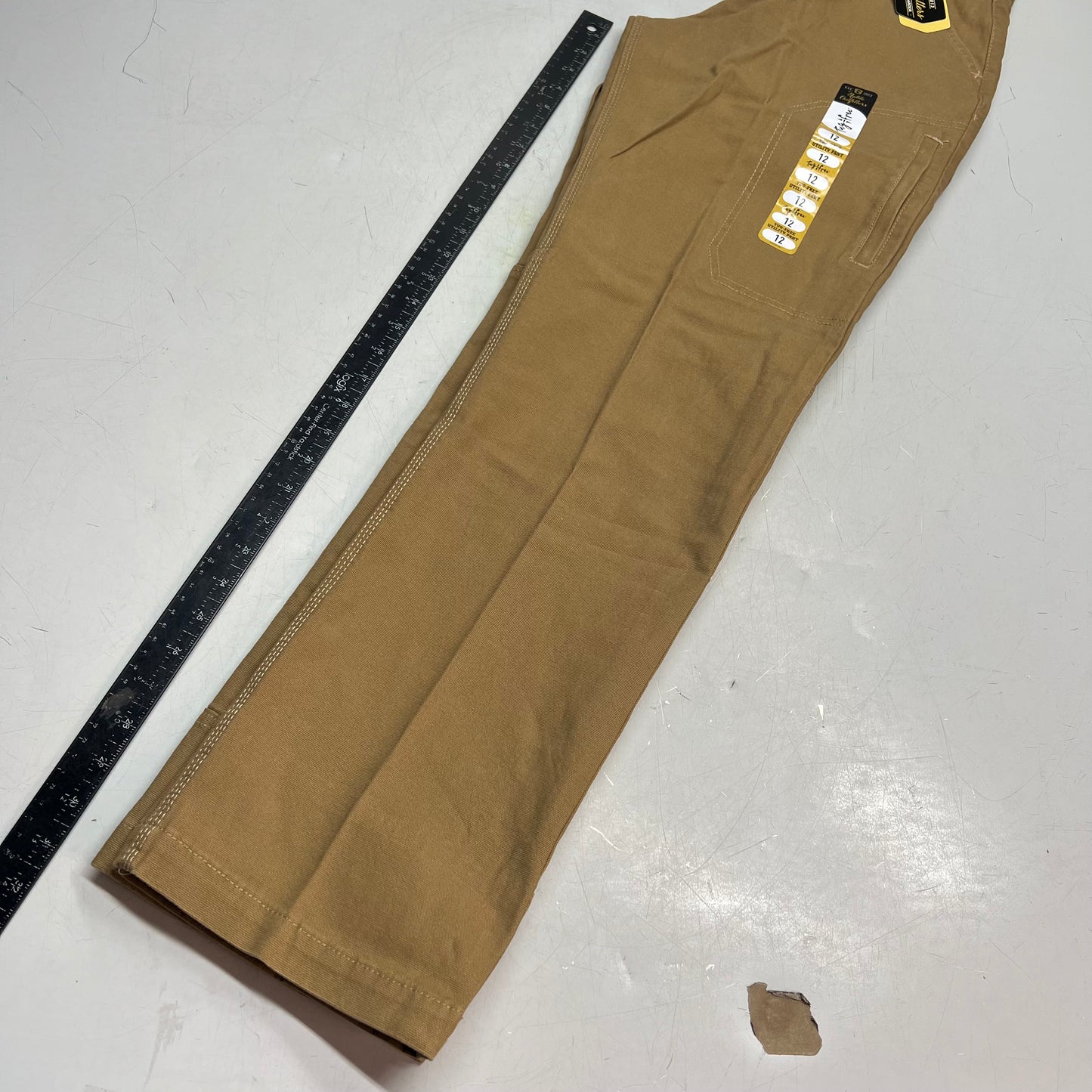 NOBLE OUTFITTERS Tug Free Utility Stretch Canvas Work Pant Women's Sz 12 Coyote