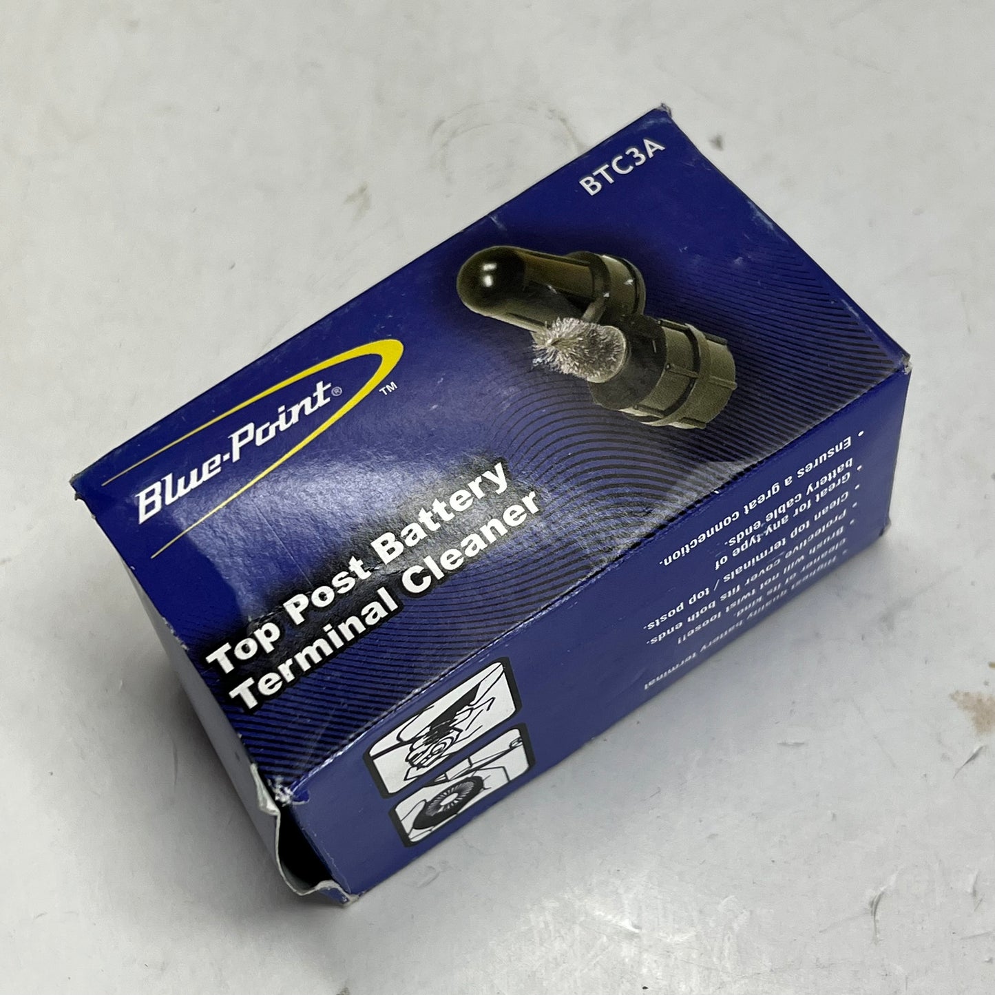 BLUE POINT  Snap On Top Post Battery Terminal Cleaner Black BTC3A