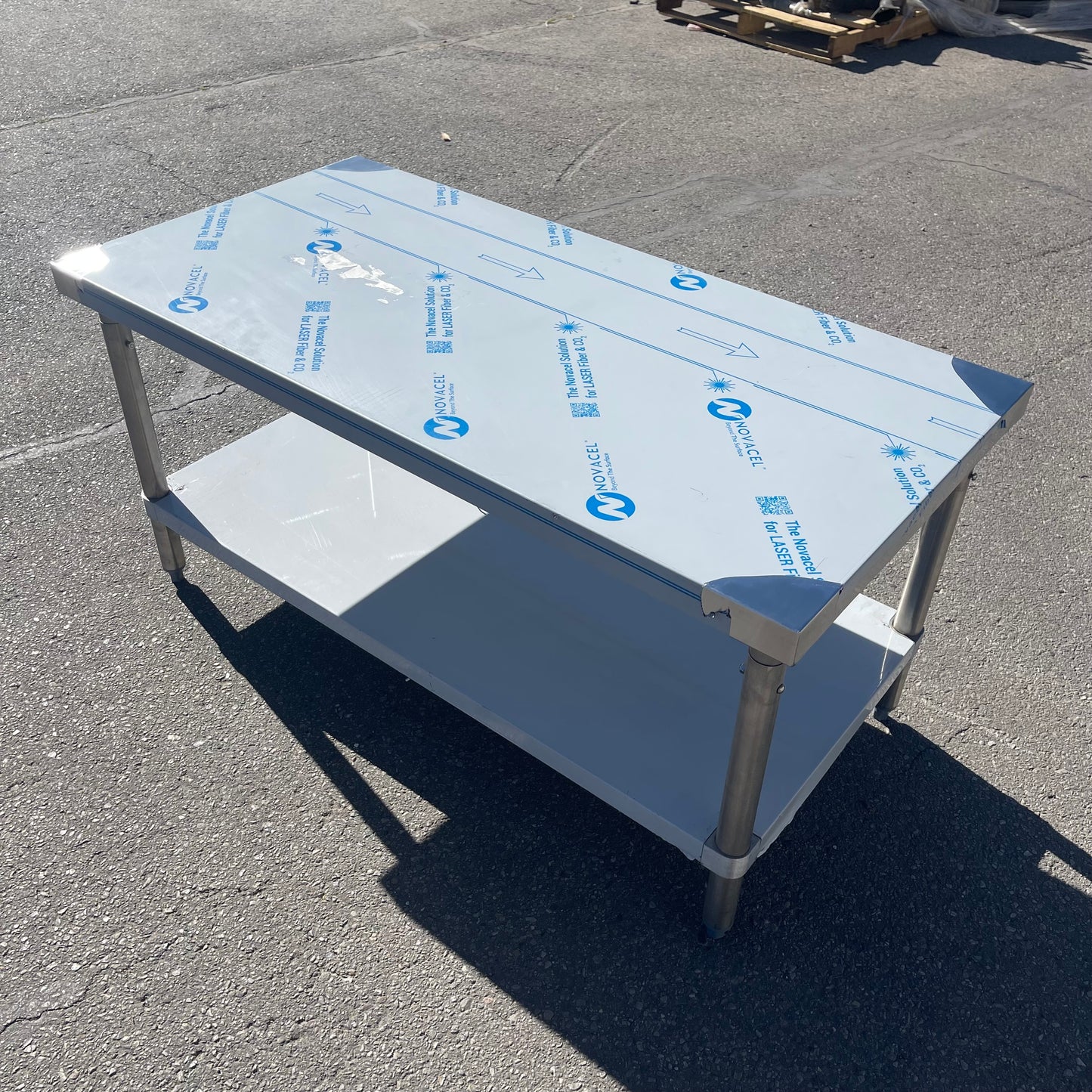 Z@ AERO Work Table 48”x24”x35” Stainless Steel 3TS2448ADJ (New)