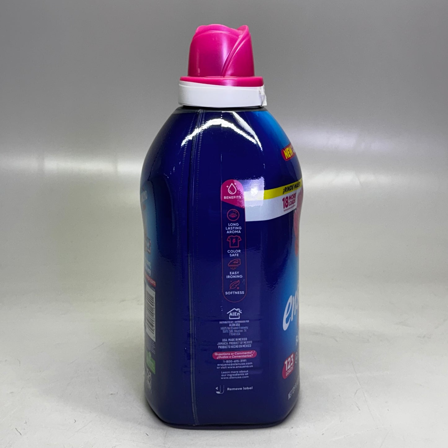 ENSUEÑO MAX (2 PACK Of 123 Loads) Fabric Softener - Spring Fresh Scent 125 fl oz/ 3.7 L Blue