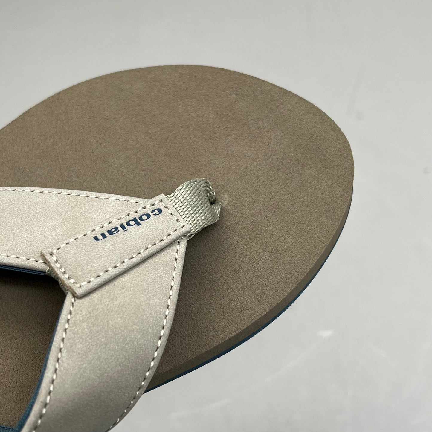 COBIAN Synthetic Strap Floater Sandals Men's Sz 8, EU 40 Taupe FLT18-240-8