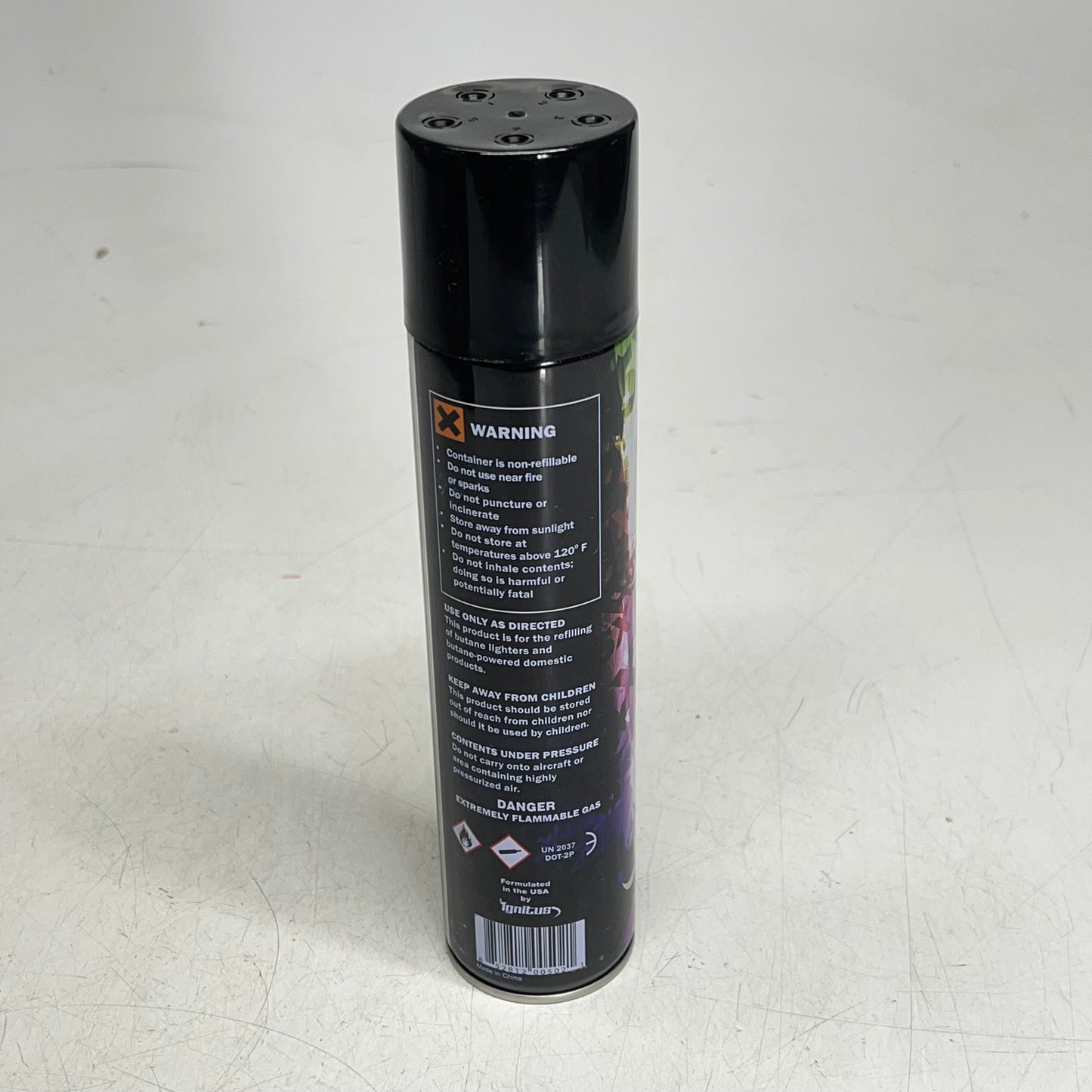 IGNITUS  (12 PACK) 5x Premium Refined Butane Refills for Lighters 10.14 fl oz