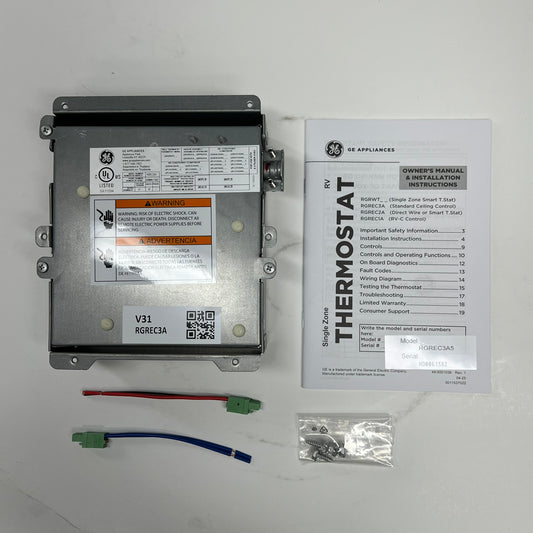 GE ELECTRIC Air Conditioner Main Control Box Single Zone Operation RGREC3A