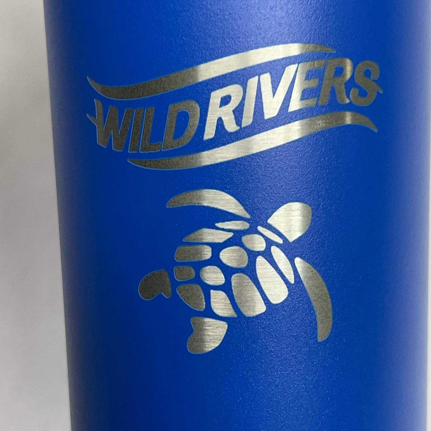 ZA@ VIVA Recharge Portable French Press W/ Smart Brewer on the Go W/ Company Logo 15.5 oz Blue