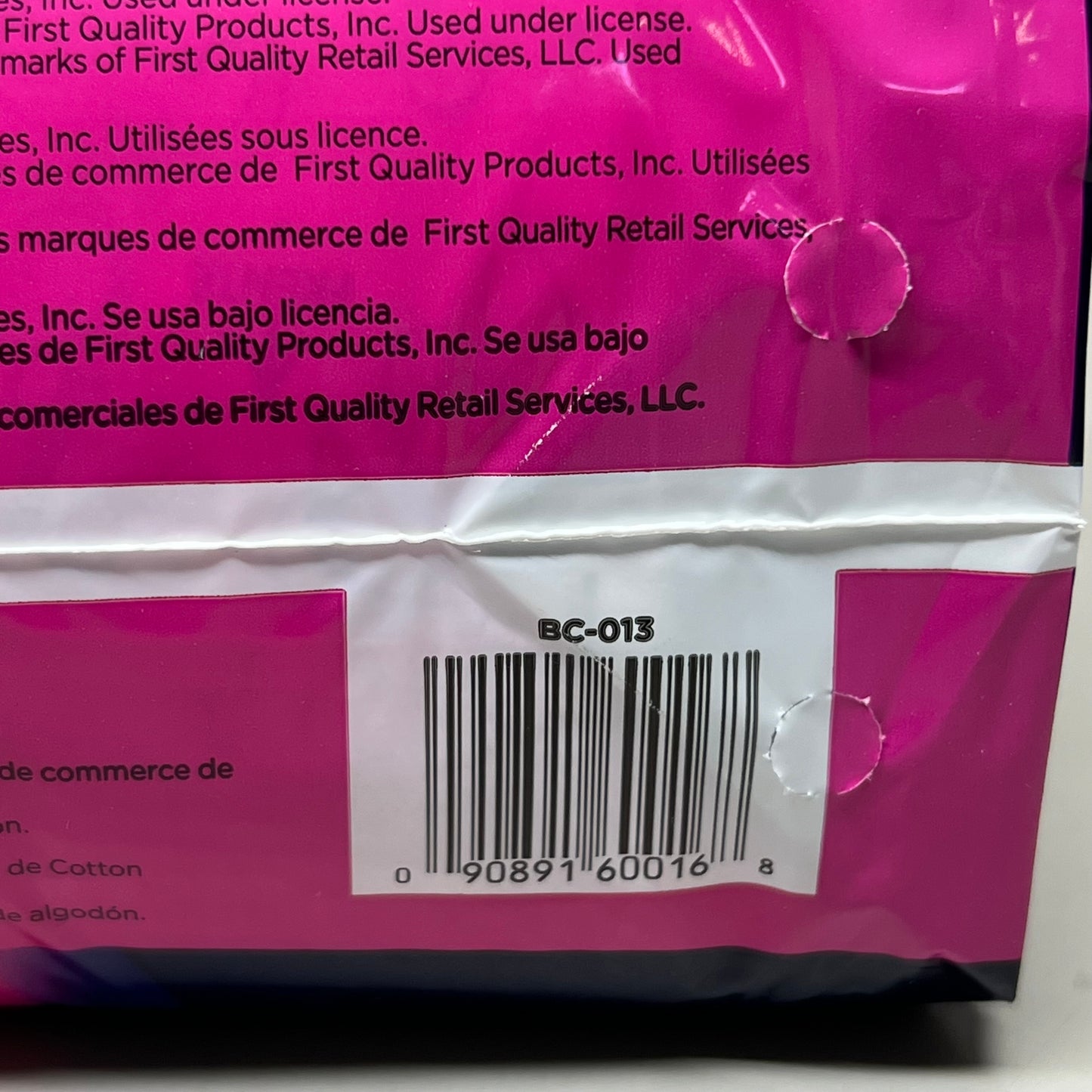 PREVAIL (144 Count) Daily Pads L White BC-013