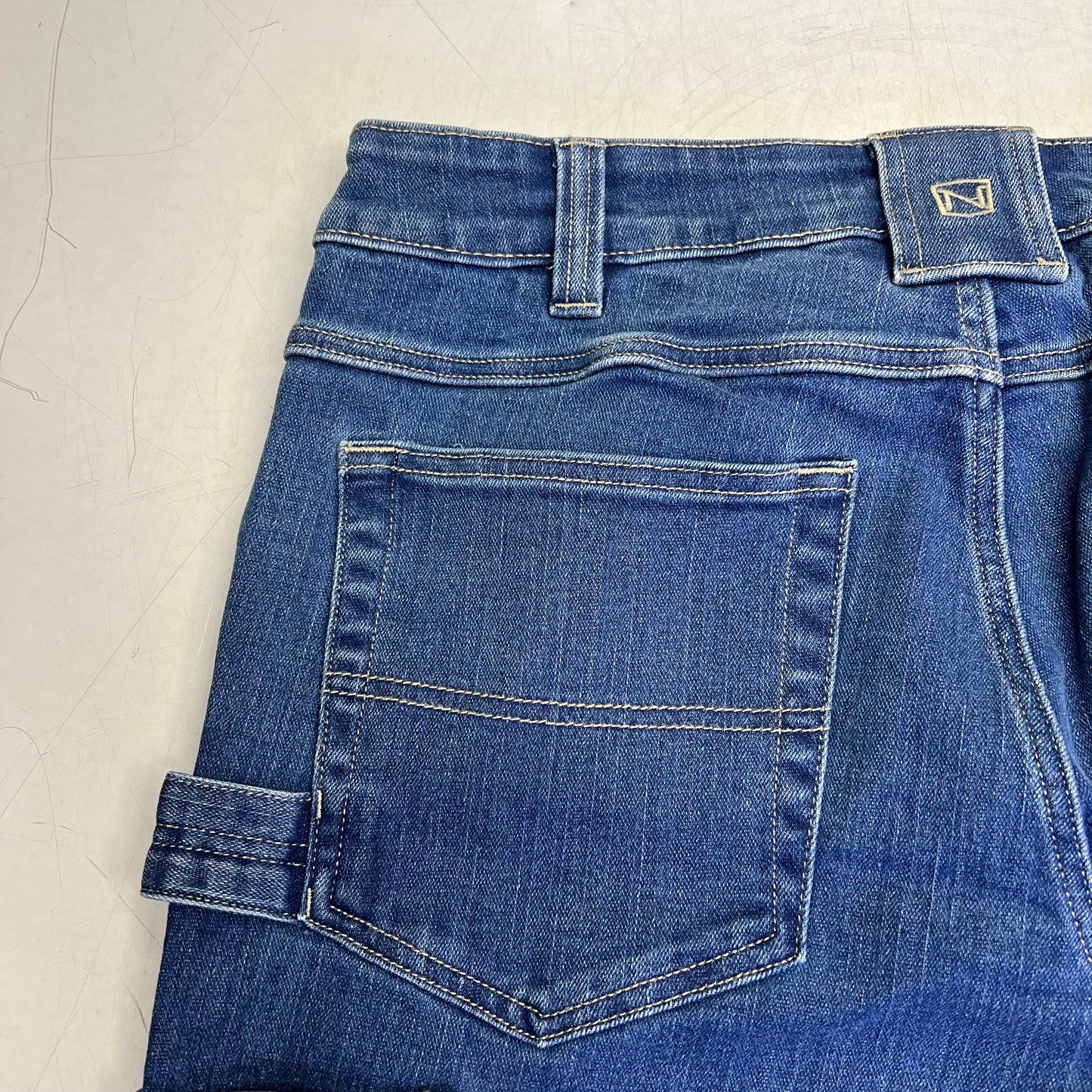 NOBLE OUTFITTERS Flex Denim Carpenter Jean Men's Sz 30x34 Stonewash 18457