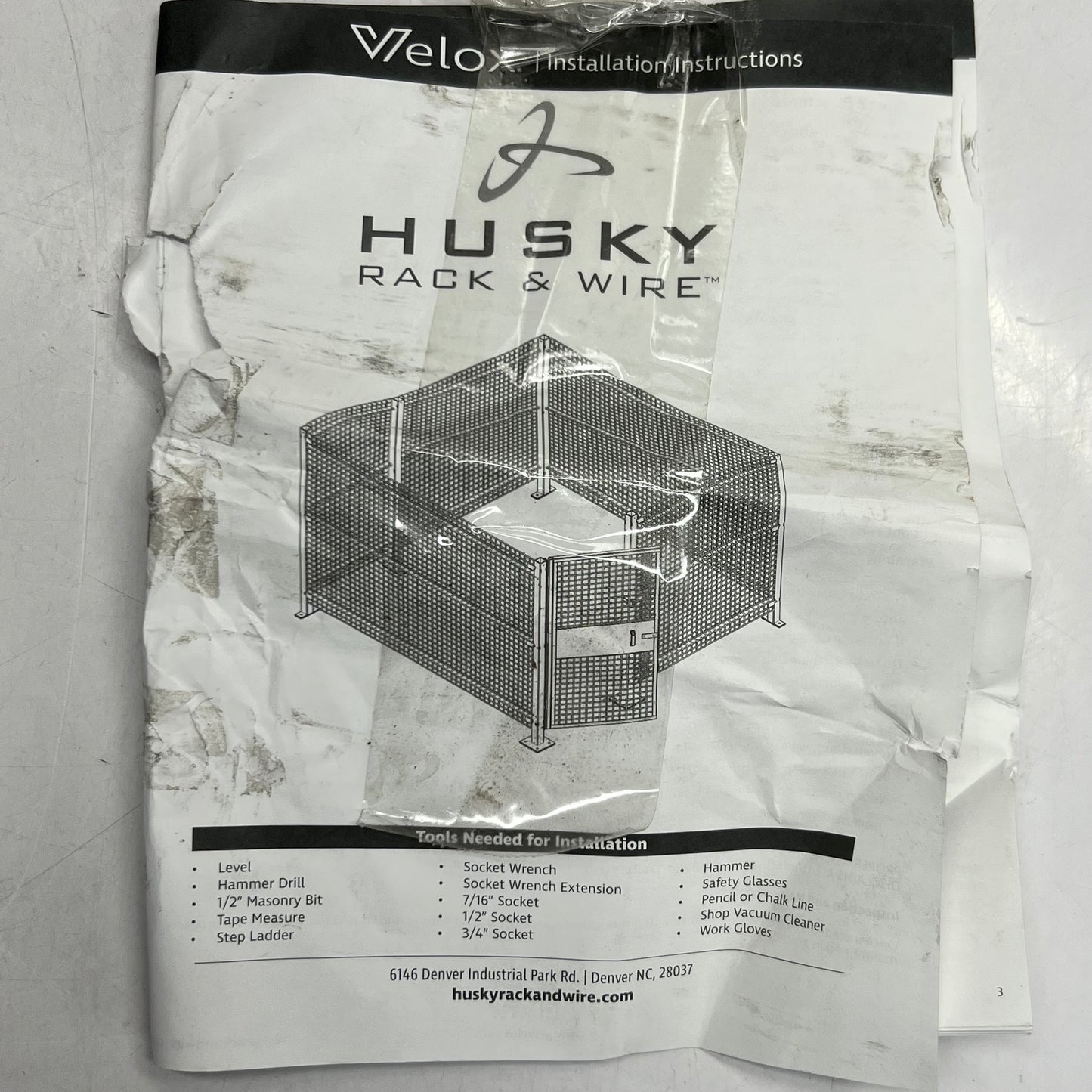 VELOX Machine Guard, Swing Door Sz 46"W x 66"H x 6'H High Posts