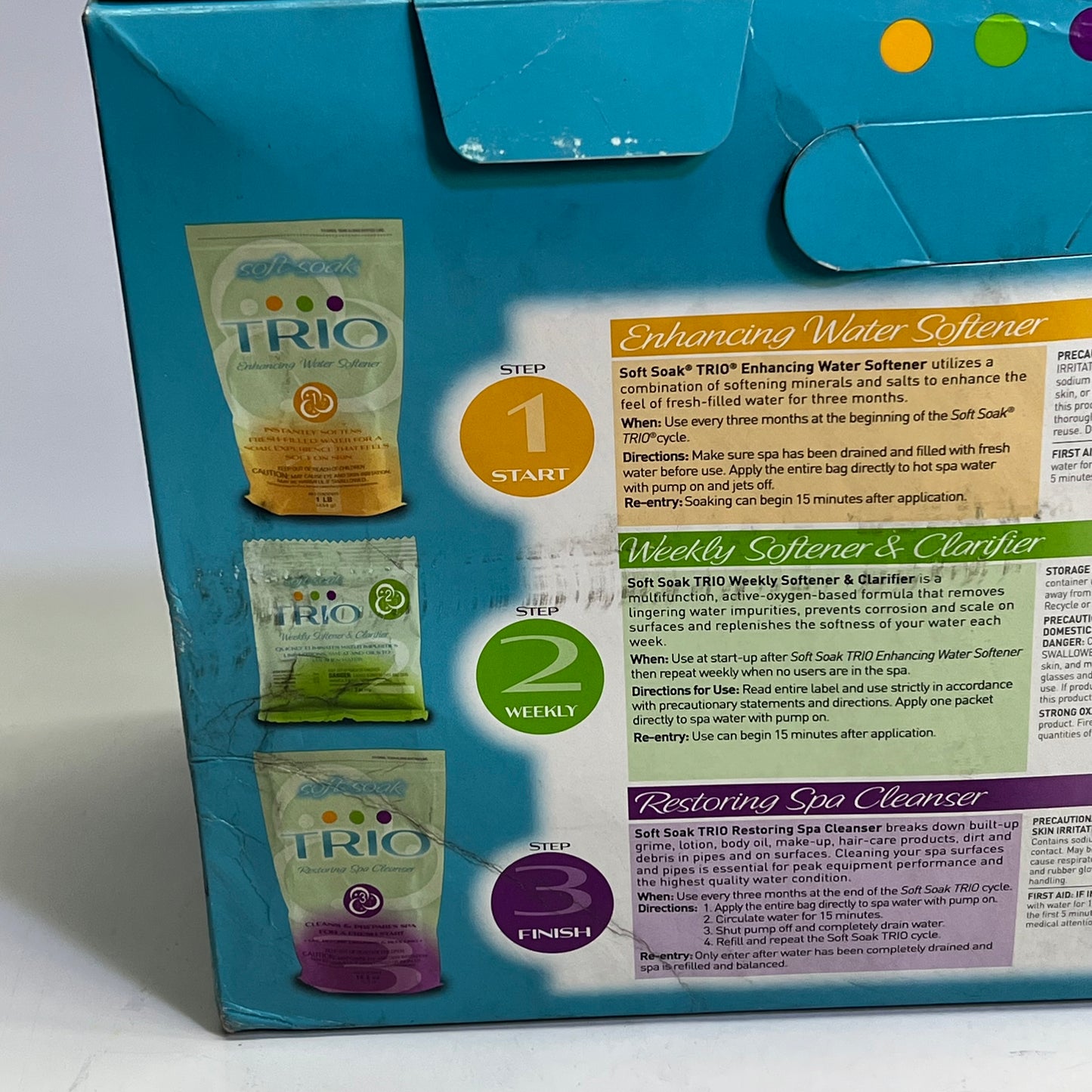 SOFT SOAK Trio Spa & Hot Tub 3 Month Pre Measured Supply Softening Kit 43200BIO