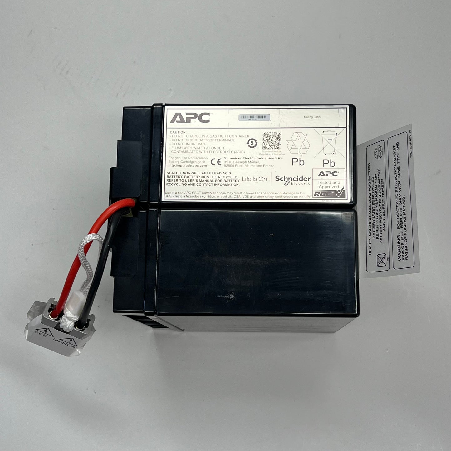 SHNEIDER ELECTRIC Apc 4-cell Backup Battery Pack Rev.1 Black 885-4514