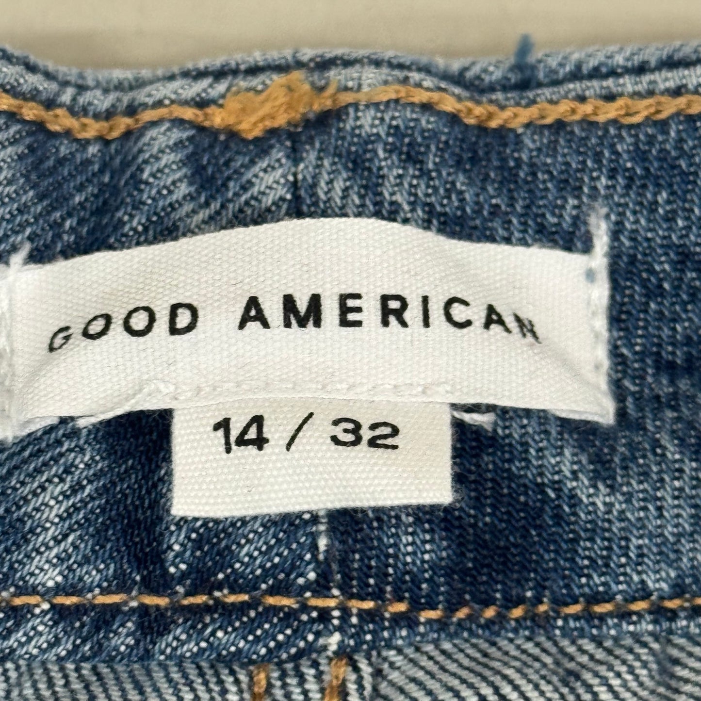 GOOD AMERICAN Good 90's Relaxed Jeans Women's Sz 14 Indigo575 GNI384T