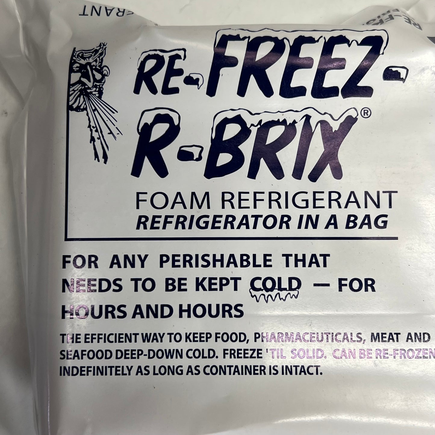 POLAR TEC (5 PACK) Re-freez-r-brix Foam Refrigerant 3"x4" White RB-15